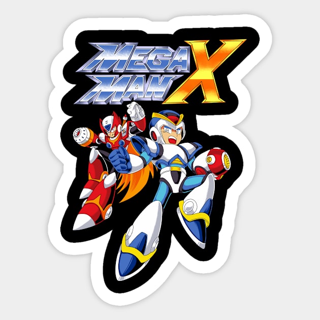 Megaman X Sticker by scallywag studio